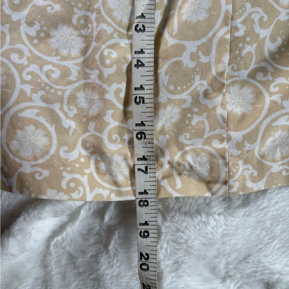 Izod Mini Skort with built in shorts Pleats and Pockets, cream Skirt Sz: 14 - Picture 6 of 9